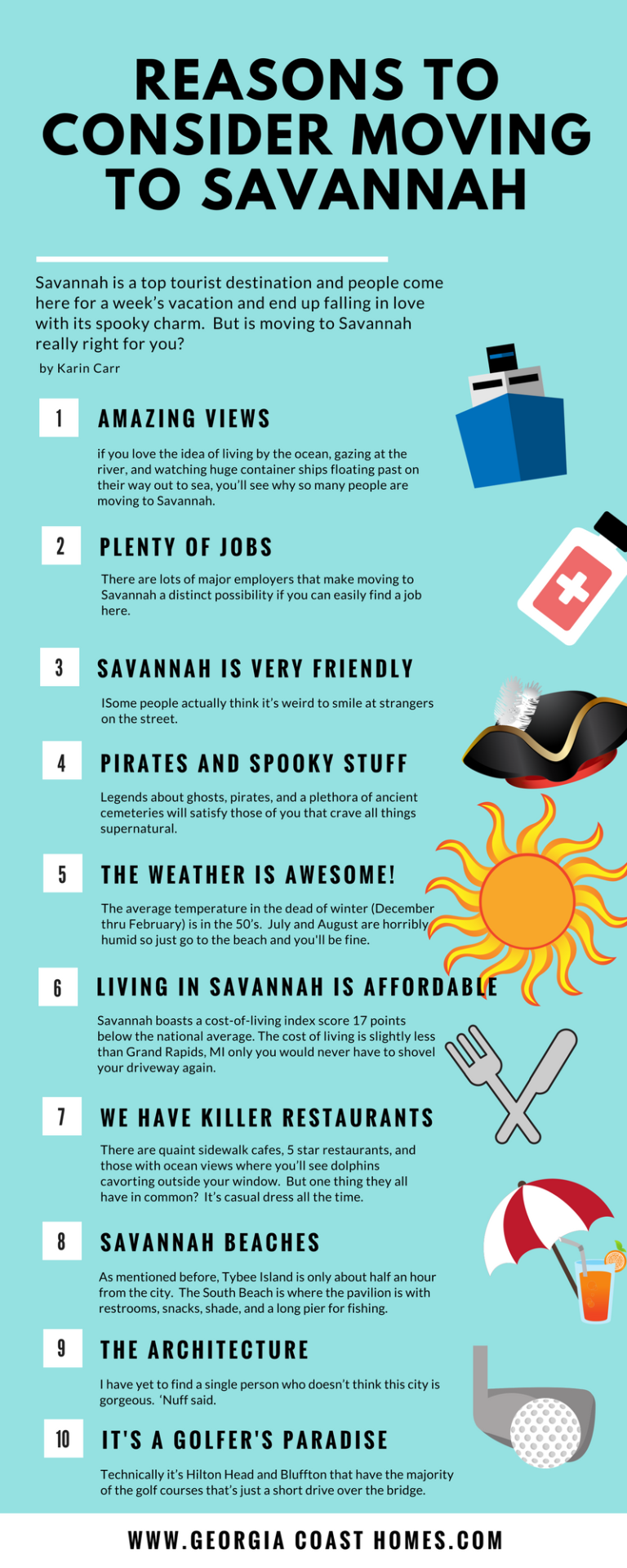 Moving to Savannah, GA