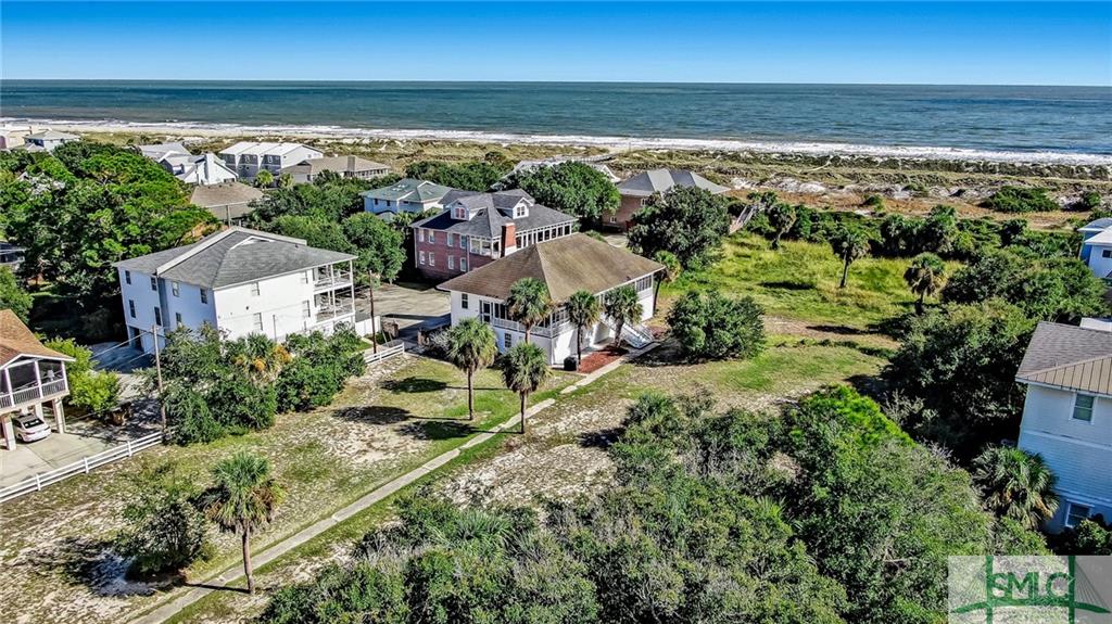 Tybee Island Oceanfront Cottage aerial view - Karin Carr